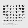 Magnetic Symbols Set from NOKU