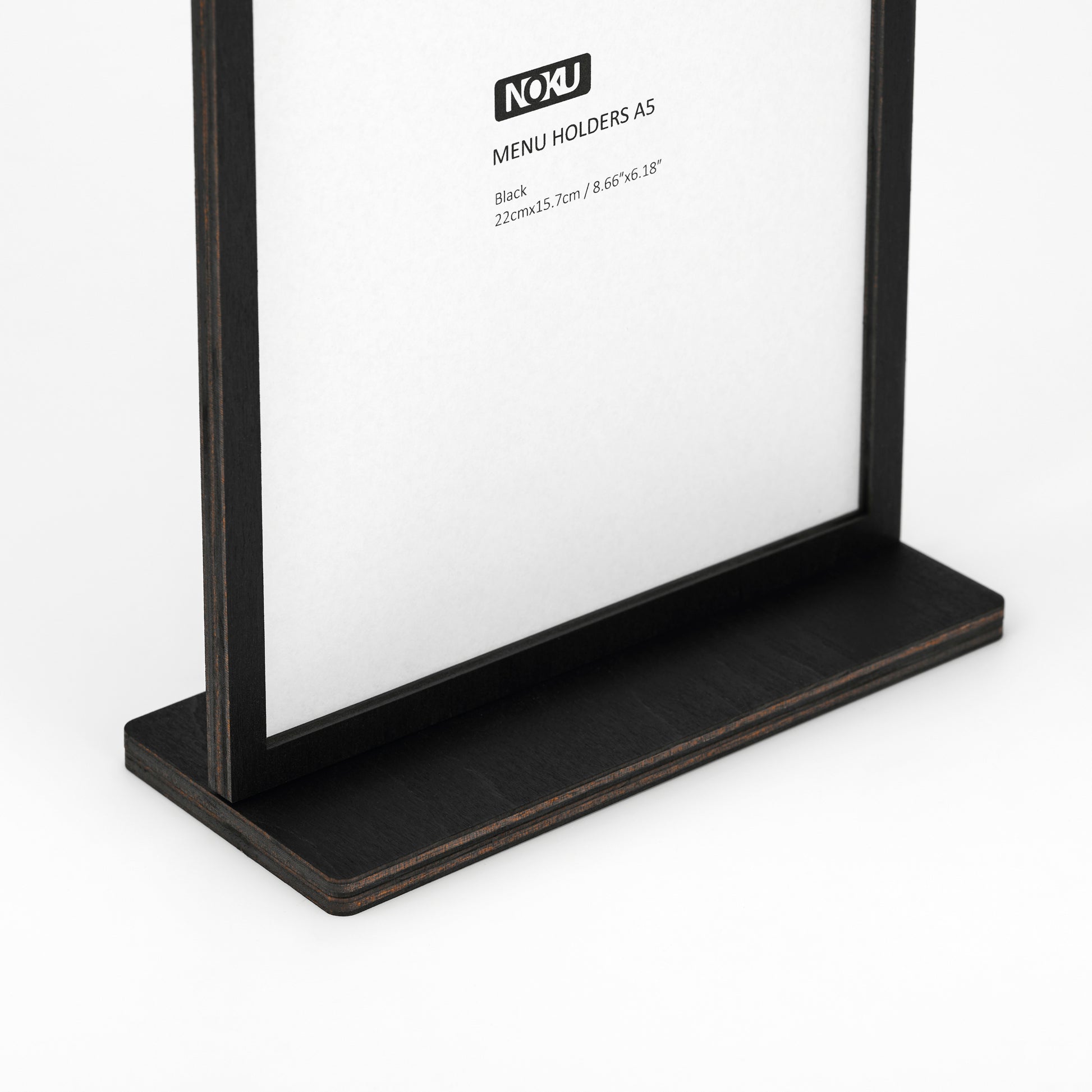 Wooden a5 Holders from NOKU, clipboard for the table menu