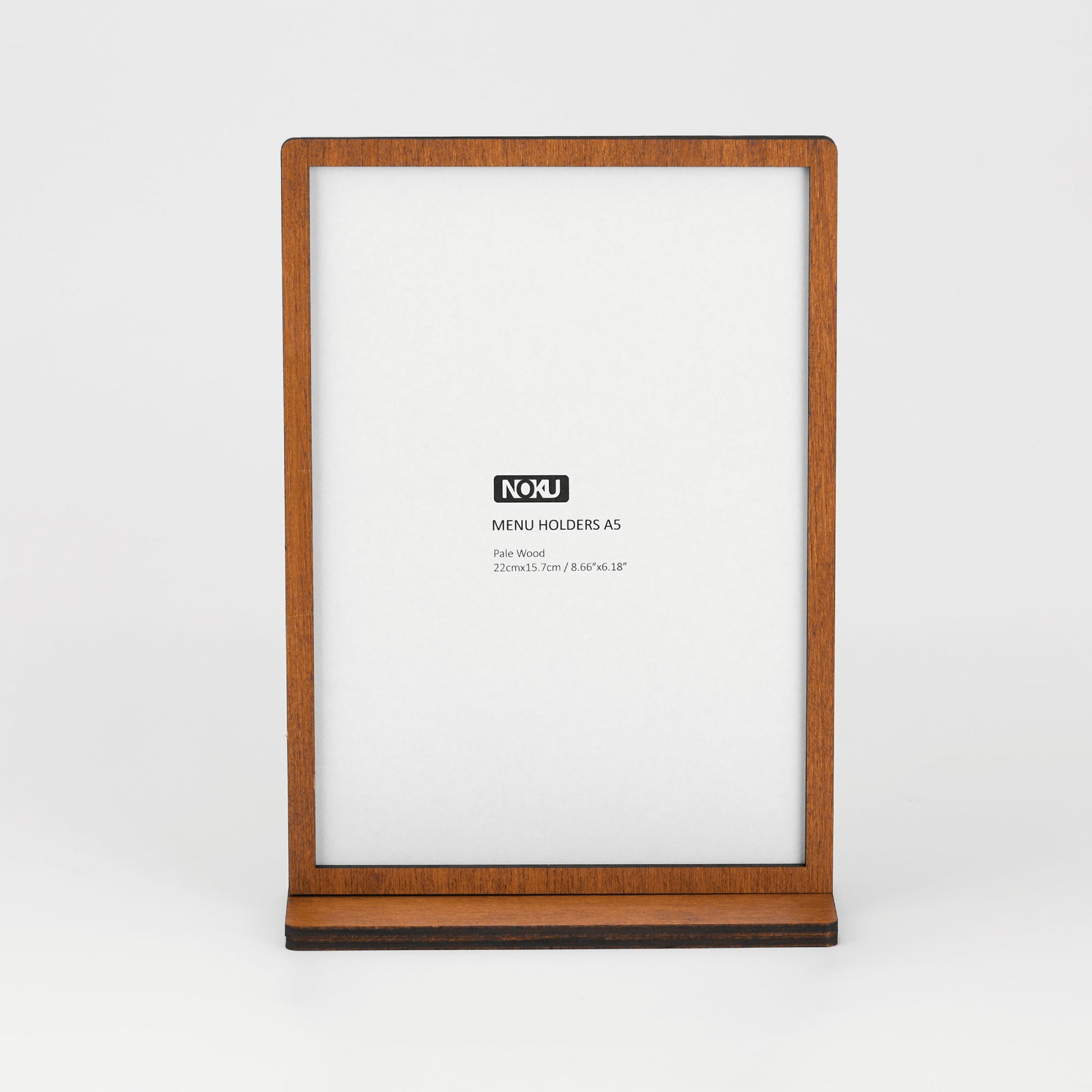 Wooden a5 Holders from NOKU, clipboard for the table menu