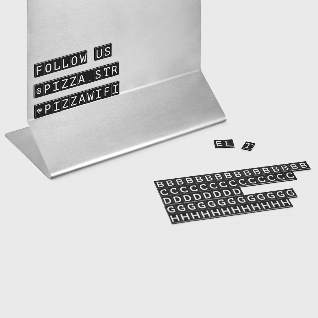 Table Menu with Magnetic Symbols