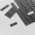 metal price tags with magnetic symbols in white, easy-to-change price tags from NOKU