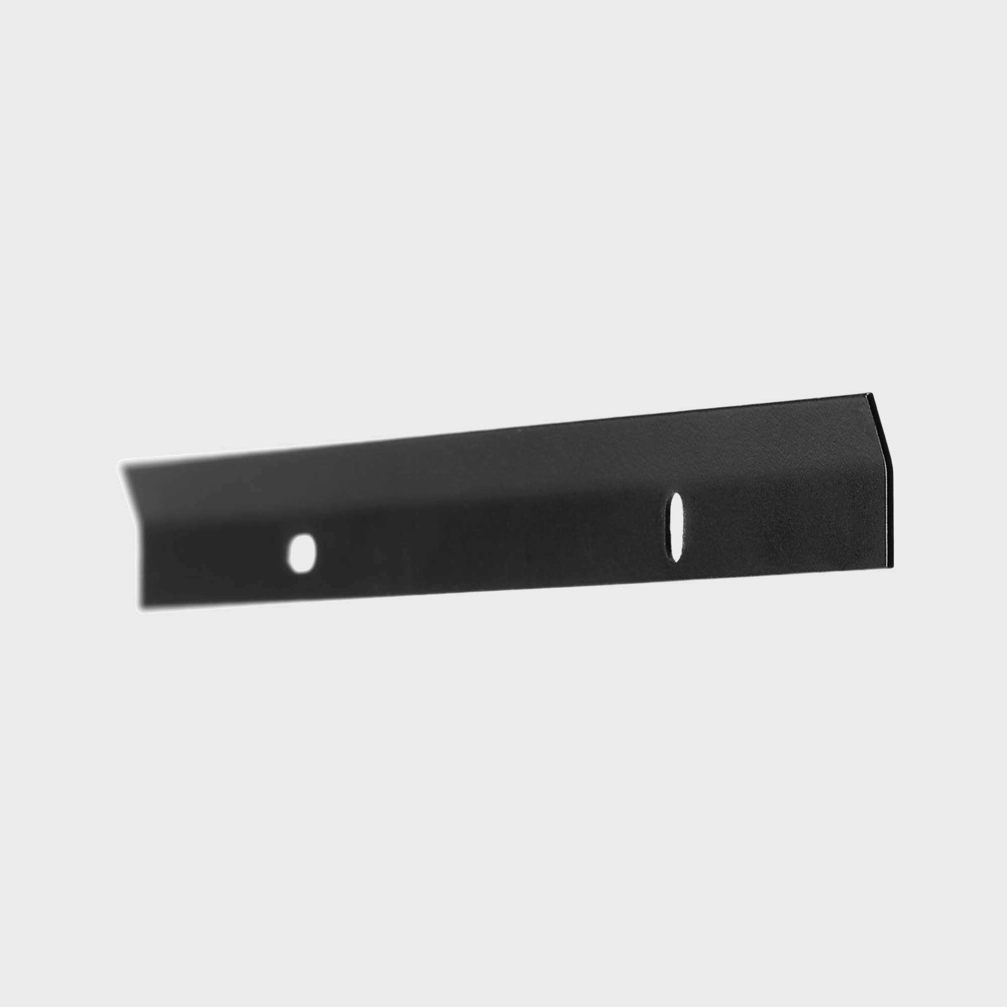 Metal mounting plate for securing a magnetic menu board to the wall.