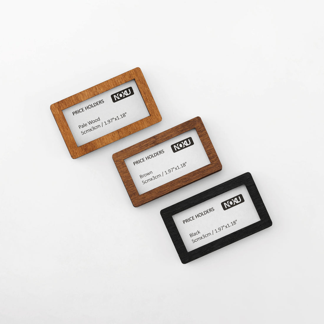 wooden mini price tags