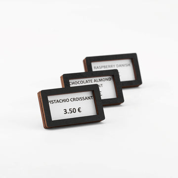 wooden mini price tags