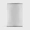 Blank stainless steel menu board ready for custom menu text