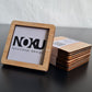 Set of Wooden Price Tags Square®